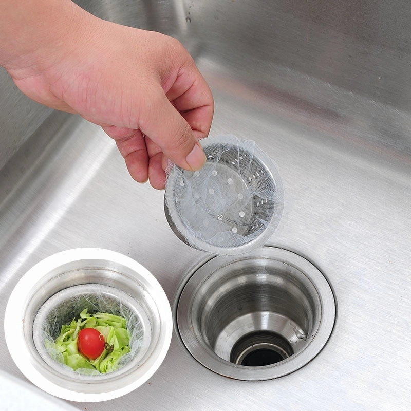 T Kitchen Supplies Sink Residue Garbage Bag Anti-blocking Vegetable Basin Water Bag Pool Filter Net Japanese Water Cutting Bag