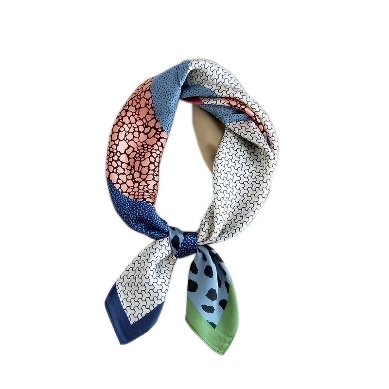 Small Square Silk Fashion Scarf