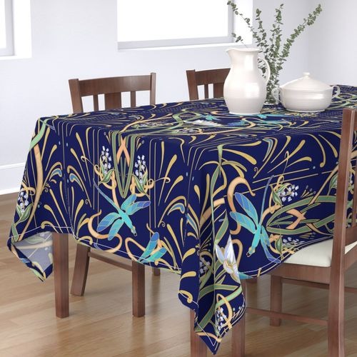 6 & 8 Seater Digital Printed Table Cover(4443)-TB27