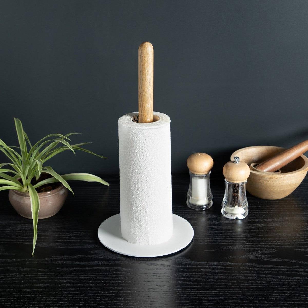 Cora Paper Towel Holder - Warm Grey