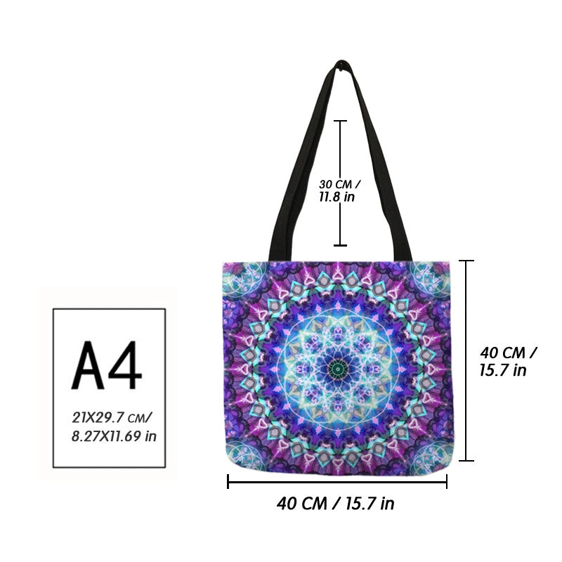 Women's Medium Polyester Geometric Basic Classic Style Square Open Shoulder Bag