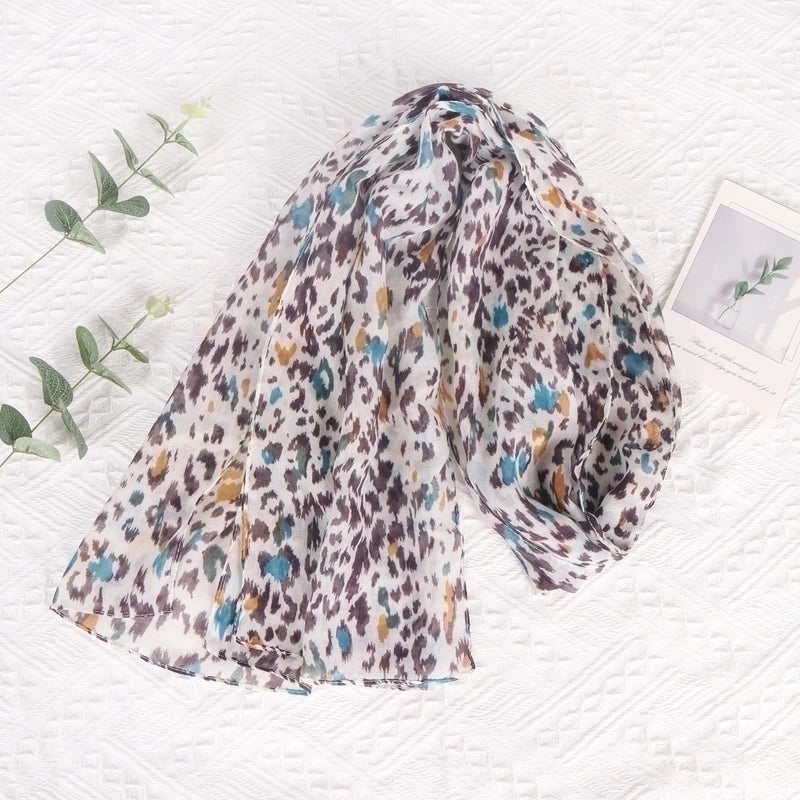 Unisex IG Style Elegant Spot Rayon Polyester Scarf