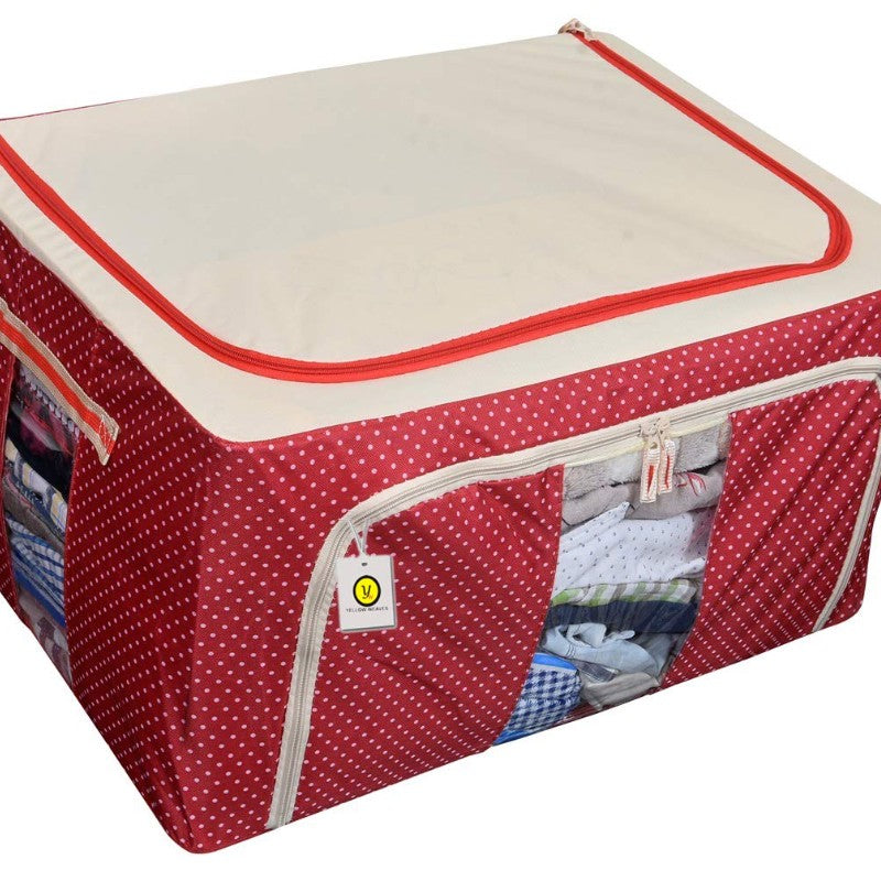 Fabric Foldable Storage Rack . Foldable Steel Frame Clothes Storage Box