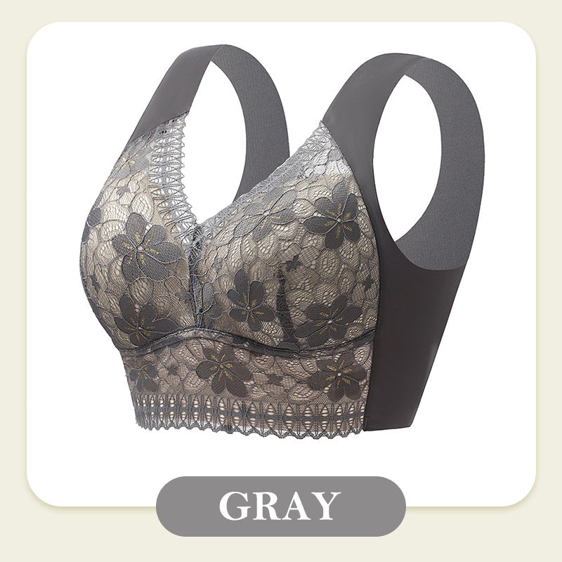 💕Women’s Breathable Soft Wire-Free Seamless Push-Up Lace Bra✨