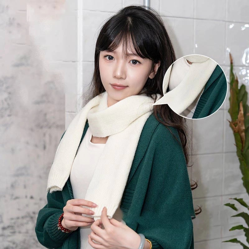 Unisex Cute Sweet Streetwear Solid Color Polyester Scarf