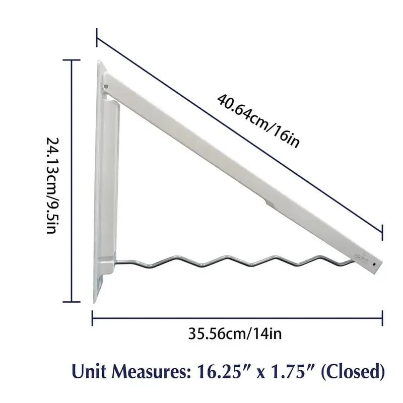 FOLDABLE WALL MOUNTED CLOTH HANGER