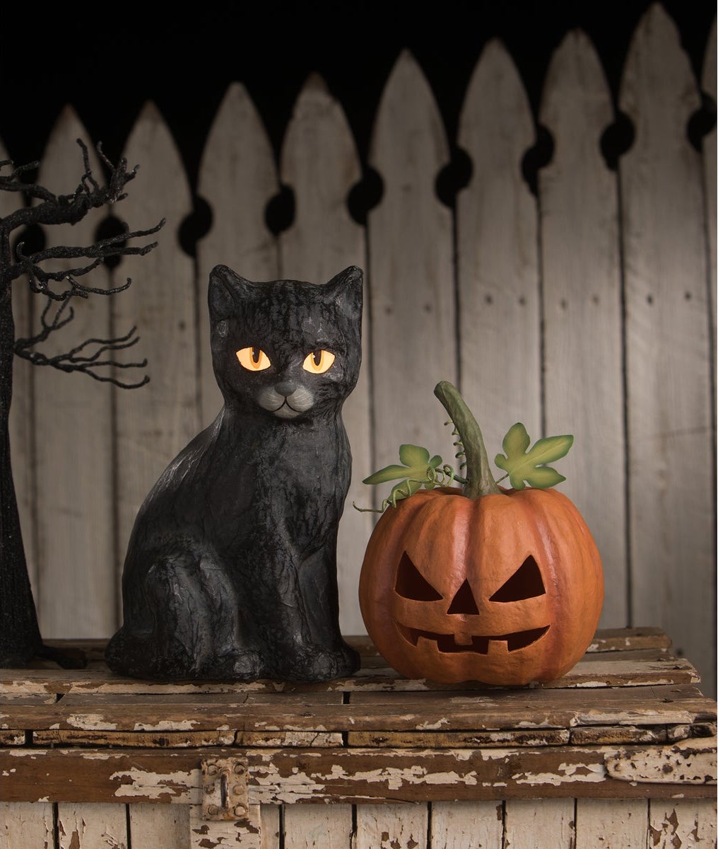 Black Cat Jack O'Lantern