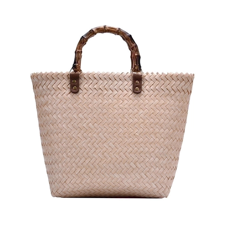 Women's Medium Straw Bag Hander Bag