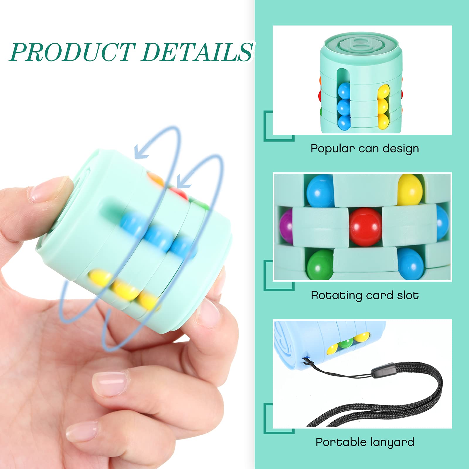(Early New Year Sale- SAVE 48% OFF)Rotating Magic Bean Cube