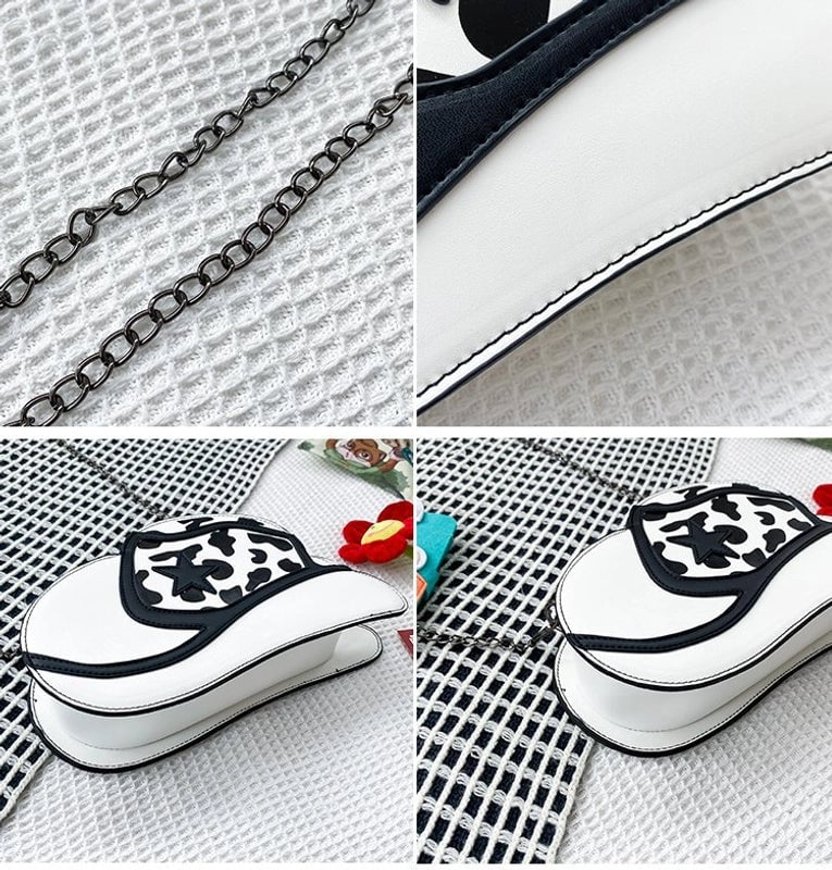 Women's Medium Polyester Cartoon Star Streetwear Oval Zipper Shoulder Bag
