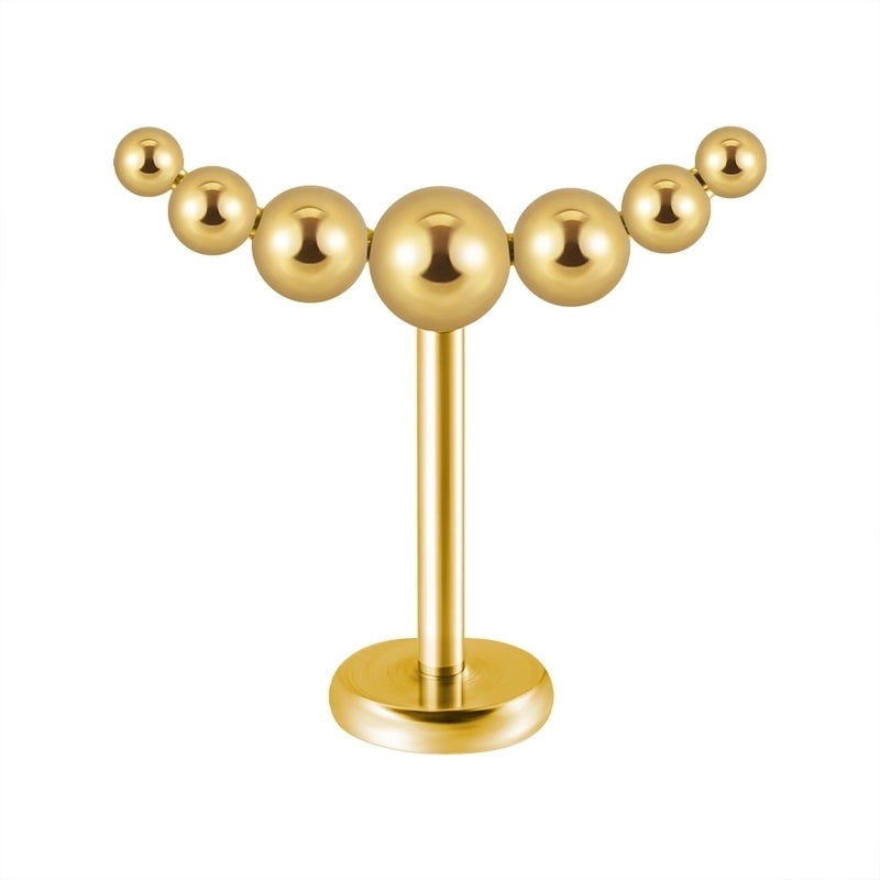 1 Piece Ear Cartilage Rings & Studs Elegant Minimalist Artistic Solid Color 304 Stainless Steel Plating 18K Gold Plated