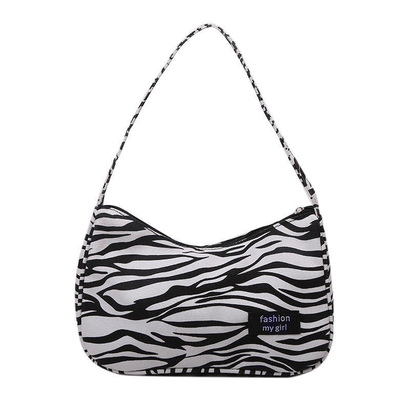 This Year's Popular Small Bag Women's Autumn  New Fashion Canvas Messenger Bag Versatile Handheld Shoulder Underarm Bag