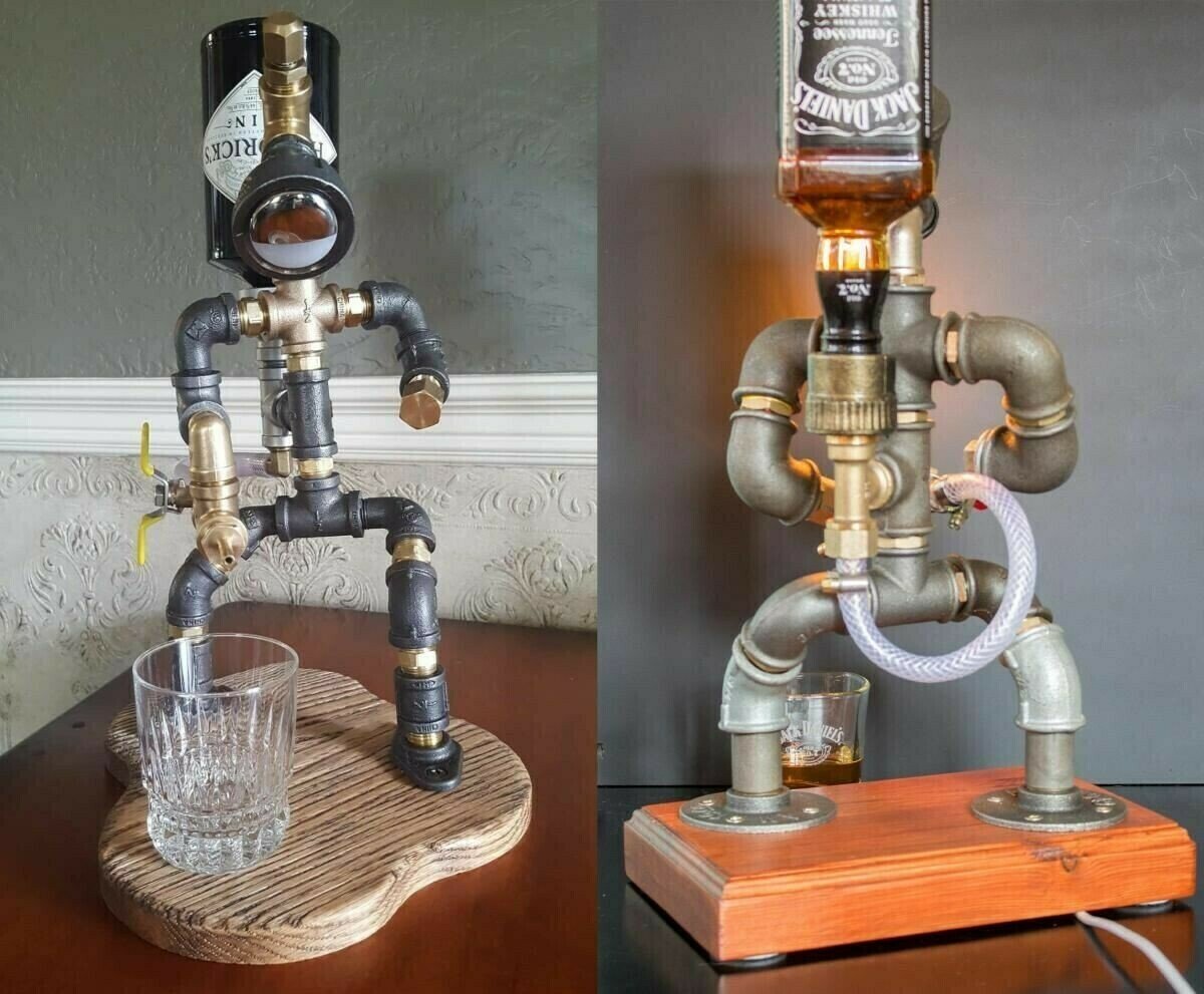 🔥Summer Hot Sale - 48% OFF 🔥Steampunk Industrial lamp wine dispenserFree Shipping