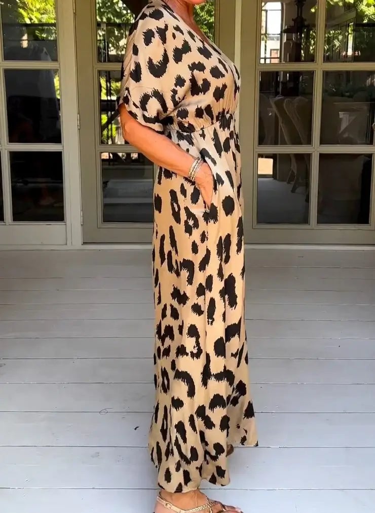 Women's Casual Dress Leopard Print Dress