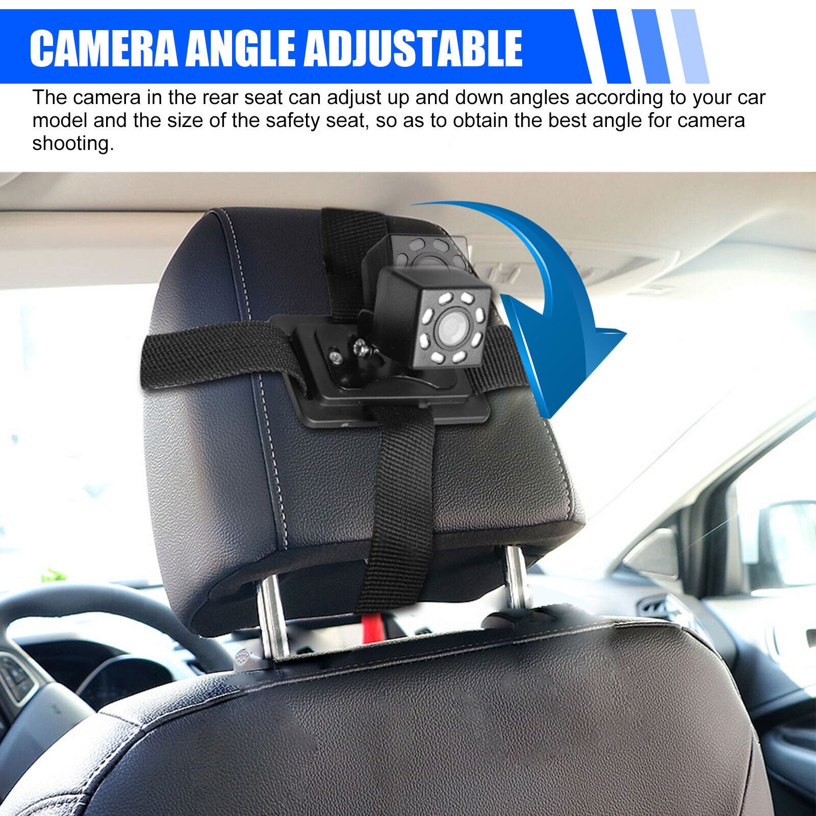 🔥Hot sale 50% OFF - Baby Car Seat Rear View Camera Monitor Safe 4.3