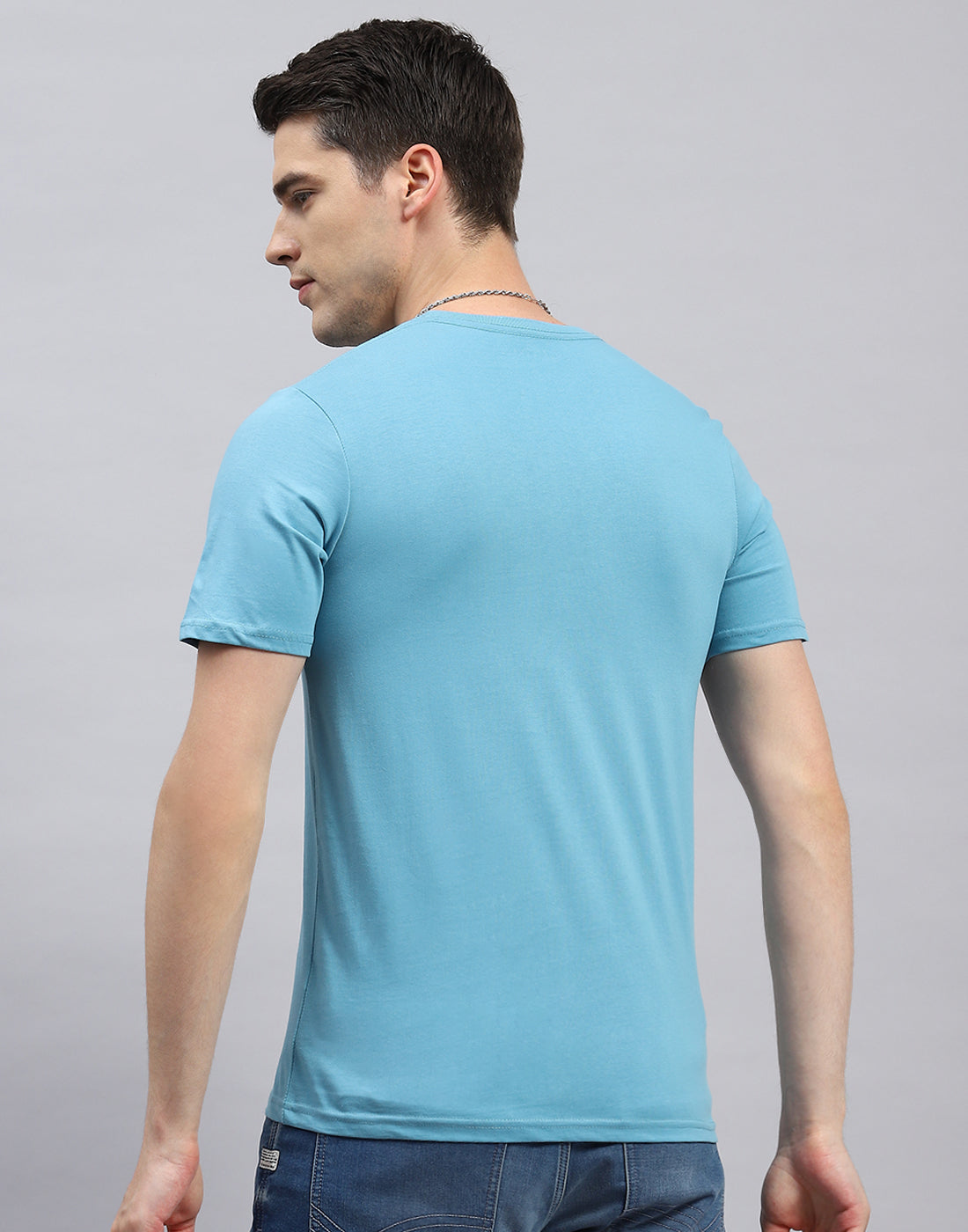 Men Green. Blue & Pink Solid Round Neck Half Sleeve T-Shirt (Pack of 3)