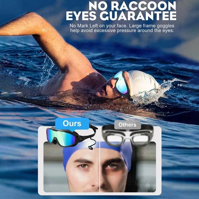 💥Summer promotion - 49% off💥Wide View Anti Fog Swimming Goggles👉buy 2 free nose clip