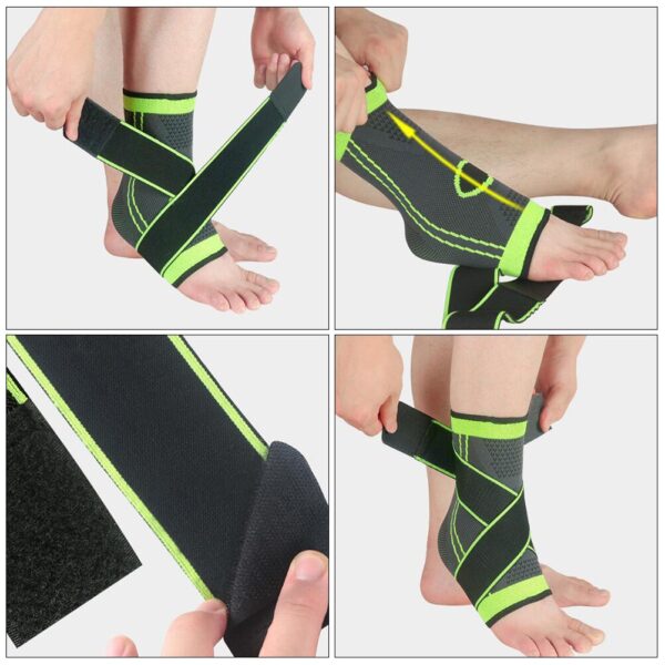 Sports Ankle Support Adjustable Breathable Elastic