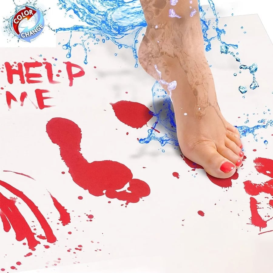 Bloody Color Changing Bath Mat👻