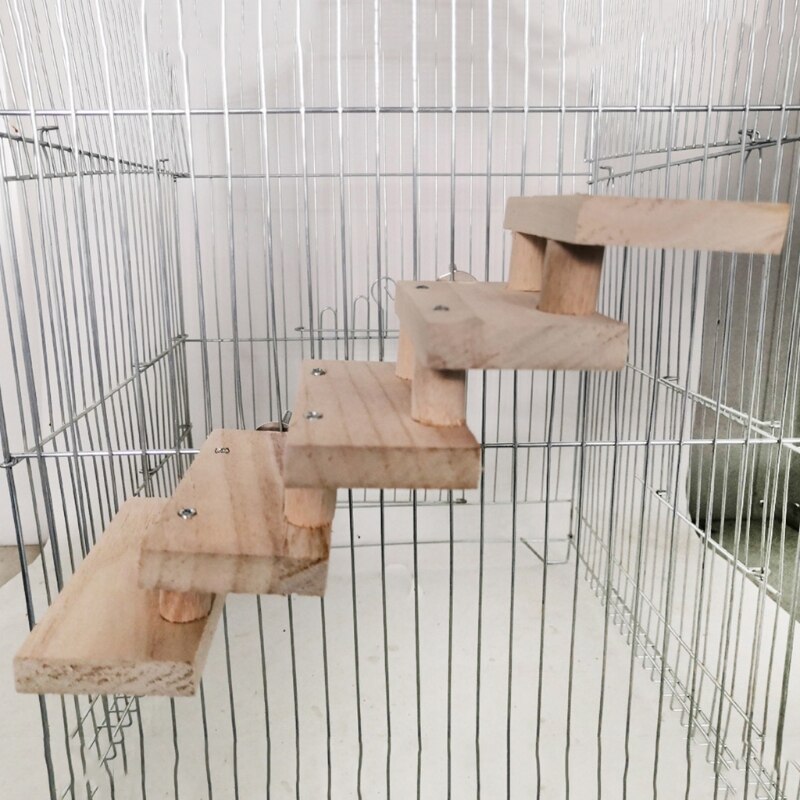 Wood Ladder For Pet Birds