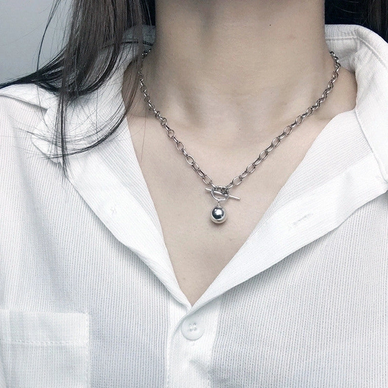Romantic Minimalist Letter Moon Butterfly Alloy Acrylic Artificial Pearls Artificial Diamond Gold Plated Silver Plated Plating Inlay Necklace