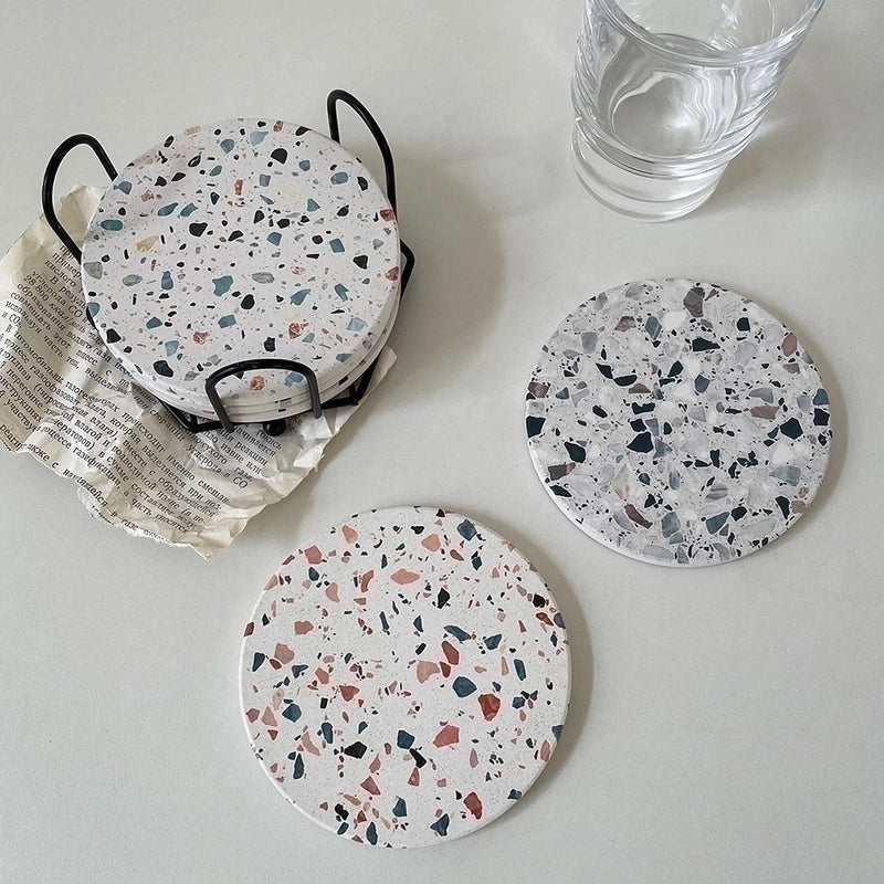 Casual Vacation Solid Color Cork Algae Mud Placemat 1 Piece