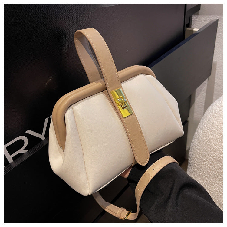 Textured PU Leather Crossbody Bag
