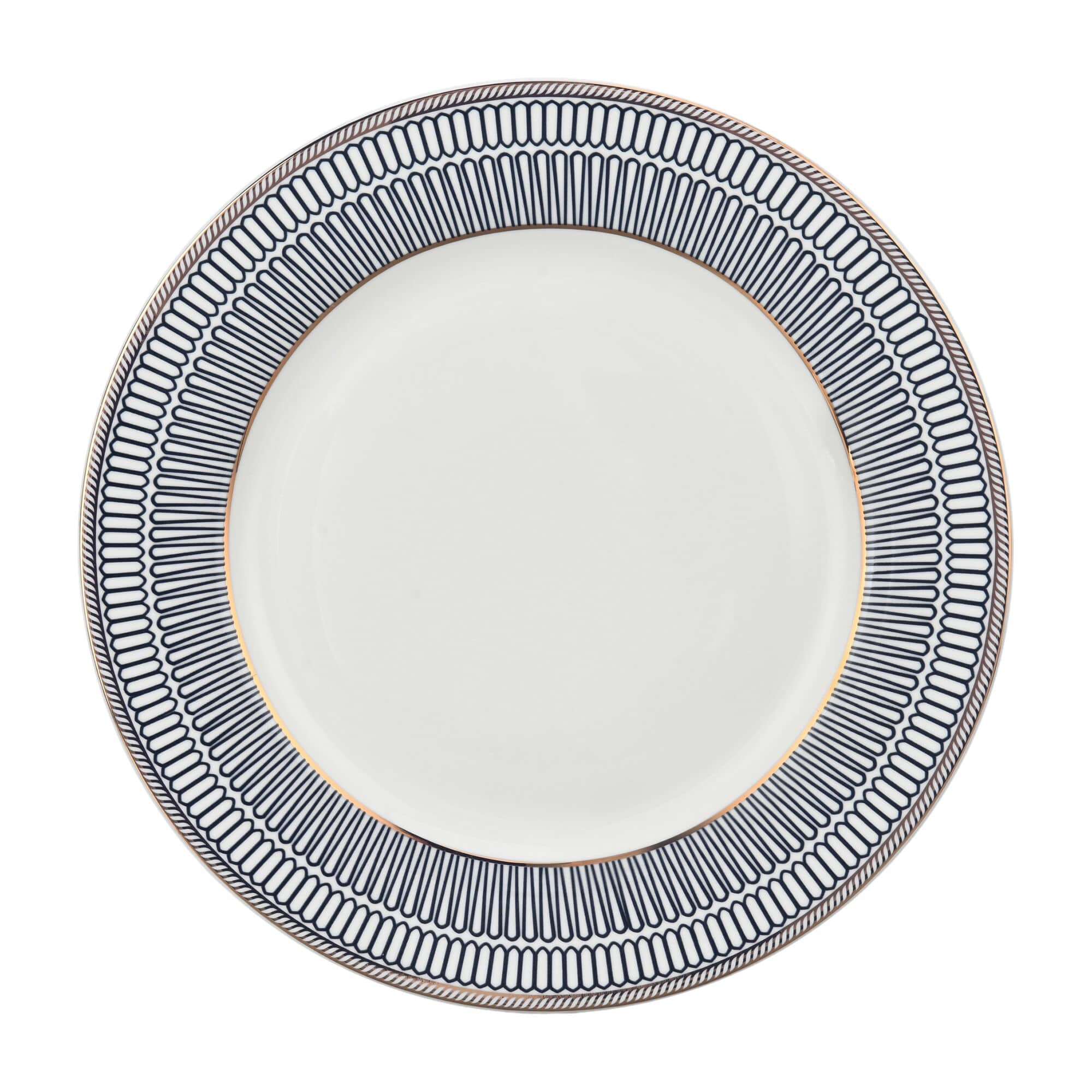 Luxury Cobalt Bone 5 Piece Porcelain Dinner Set