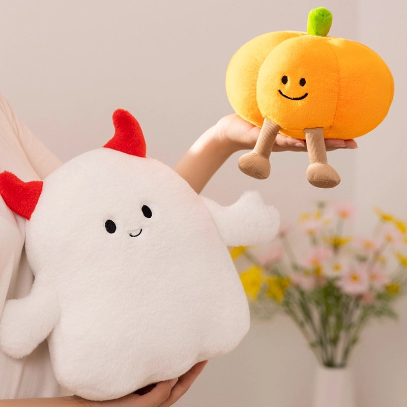 Halloween Elf Demon Plush Pumpkin Sofa Cushion Happy Halloween Demon Ghost Pillow