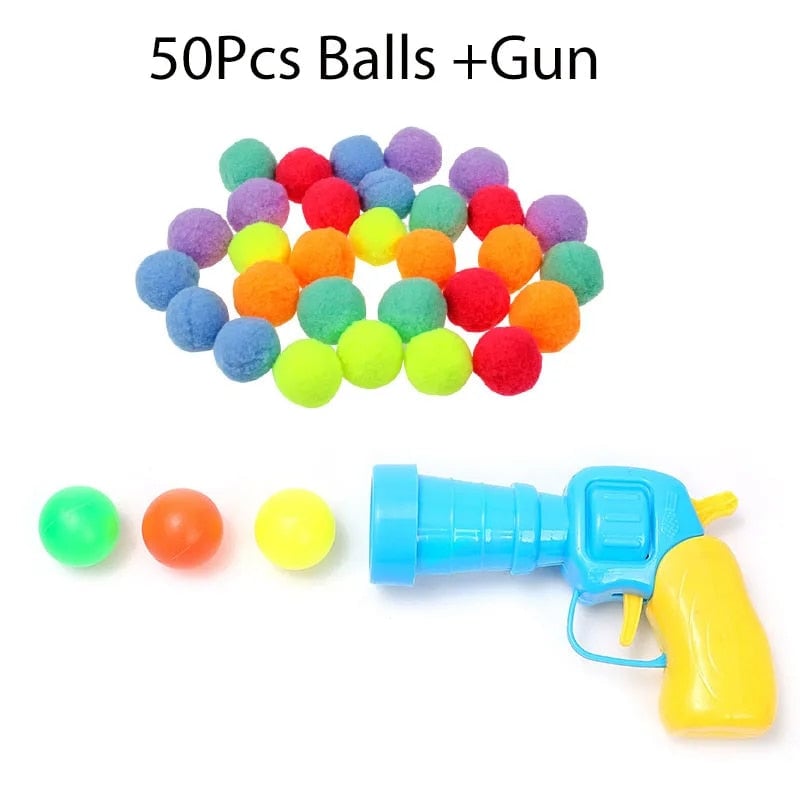 Pom Pom Balls Launcher Interactive Toys 😺🐶