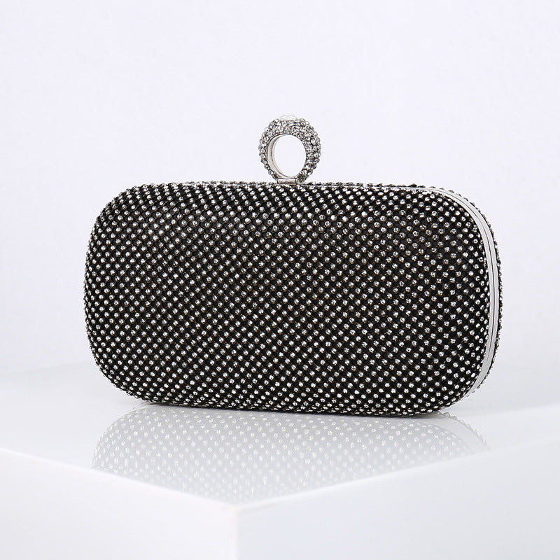 Shiny Ring Diamond PC+ABS Evening Clutch
