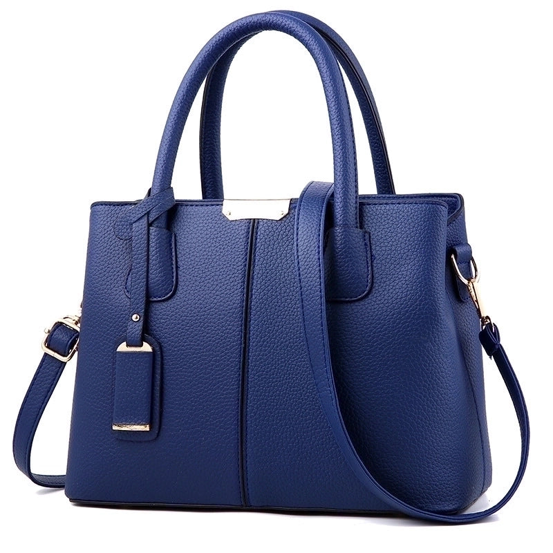 Women's Medium All Seasons Pu Leather Solid Color Vintage Style Square Zipper Shoulder Bag