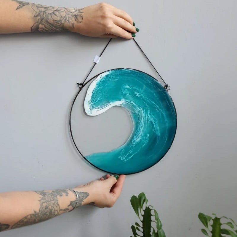 🌊Handmade Window Sea Waves Suncatcher Hangings