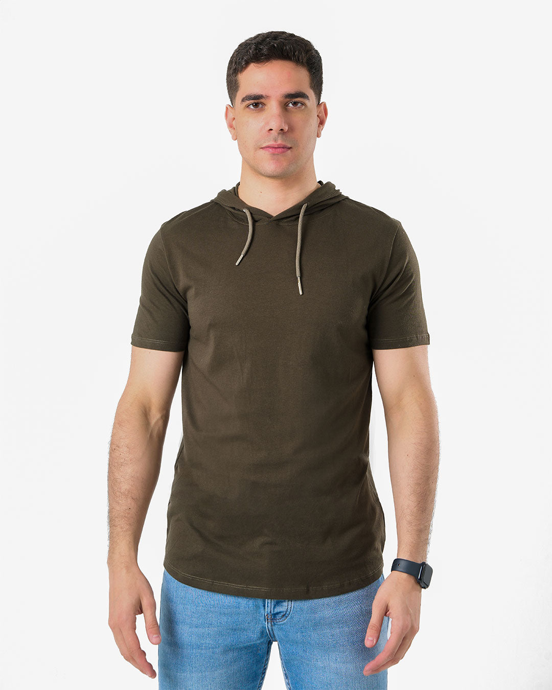 Hooded Men's T-shirt Short Sleeve