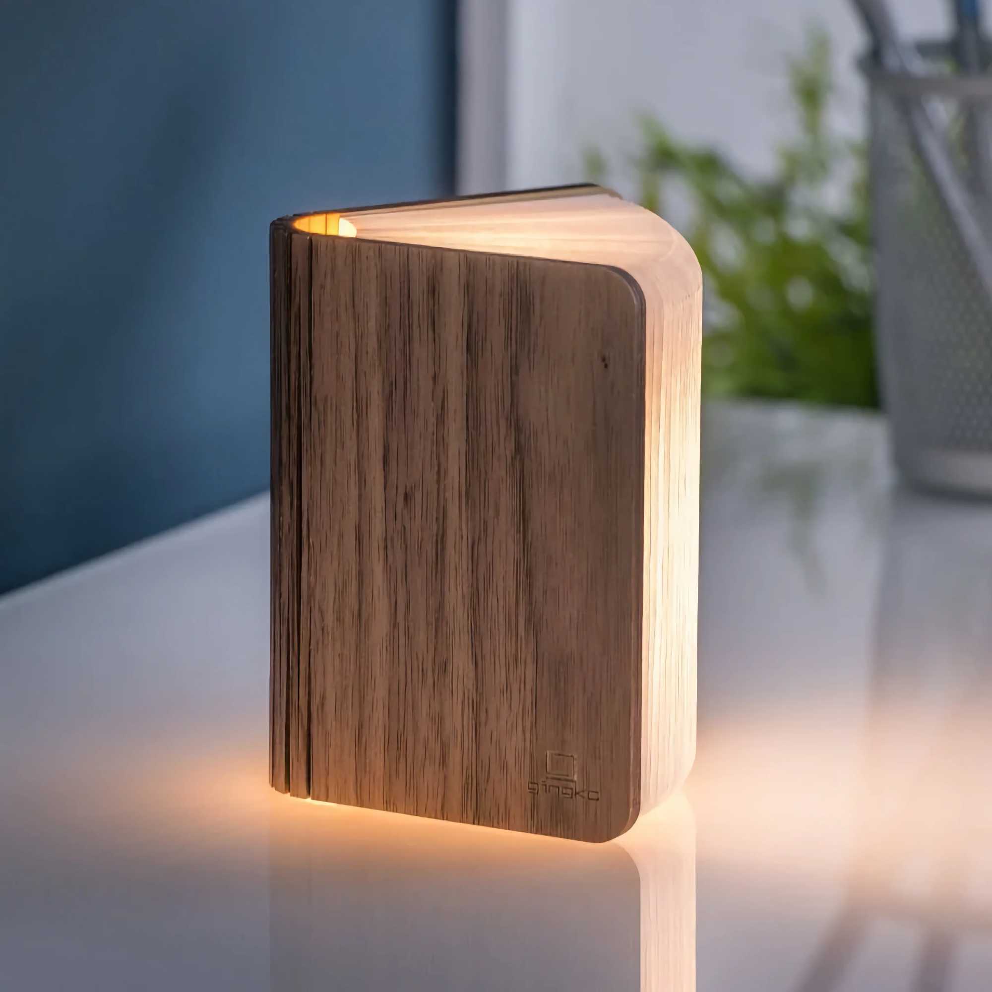 Smart Booklight Mini . Walnut