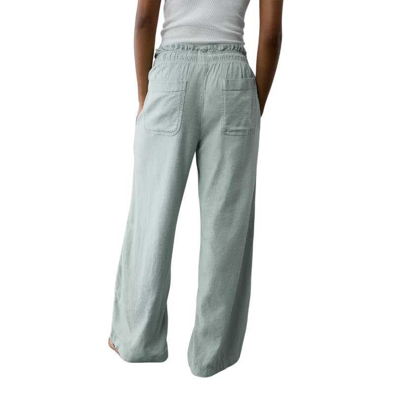 Dreamy Drape Linen Blend Pull On Pant