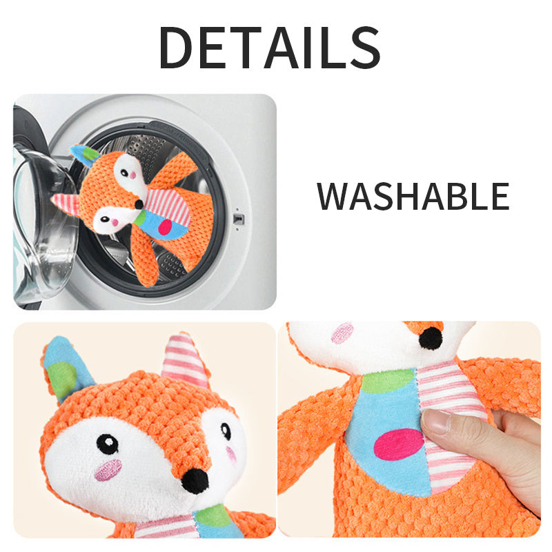 Plush Chew Toy with Double Sounds for Dogs