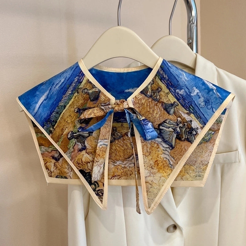 Women's Elegant Classical Lady Geometric Flower Nylon Shawl