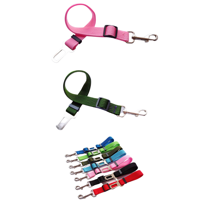 Colorful Dog Car Seat Belt