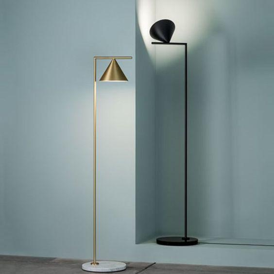 Clarice | Gold x Marble Floor Lamp