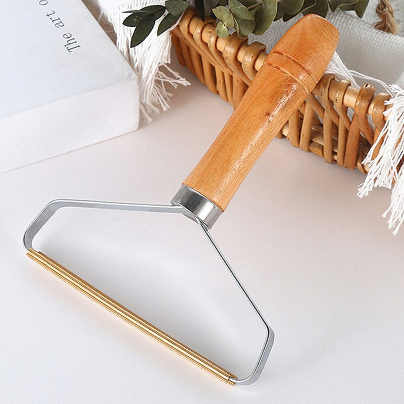 Portable Lint Remover Reusable Double Sided Fabric Scraper