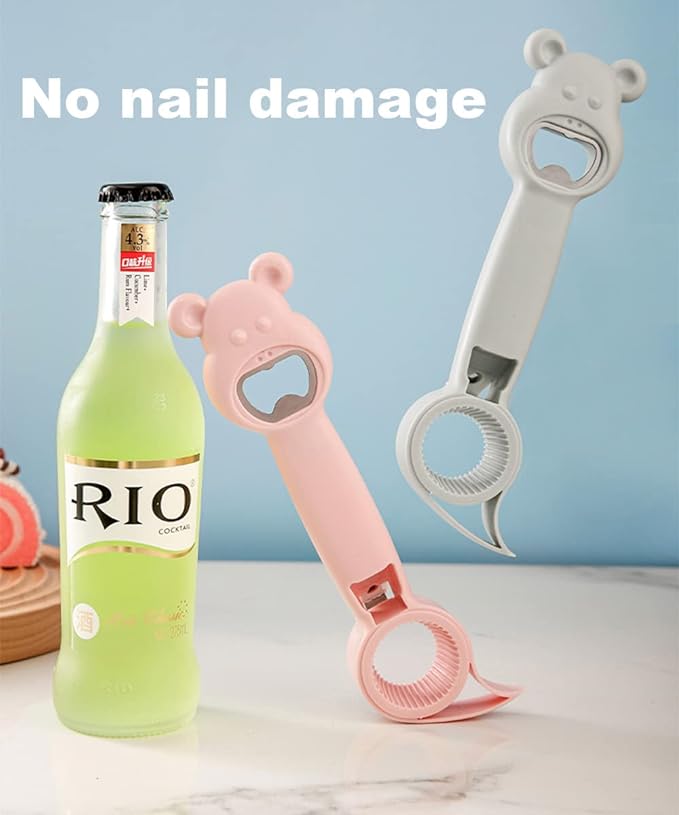1 Pcs 4 in 1 Multi Function Can Opener Bottle