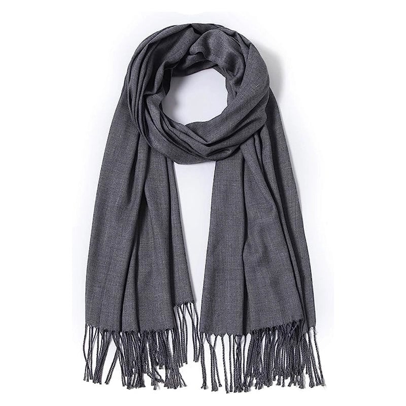 Autumn And Winter New Solid Color Scarf Sweet Wind Imitation Cashmere Scarf Women's Warm Scarf Fashion Shawl