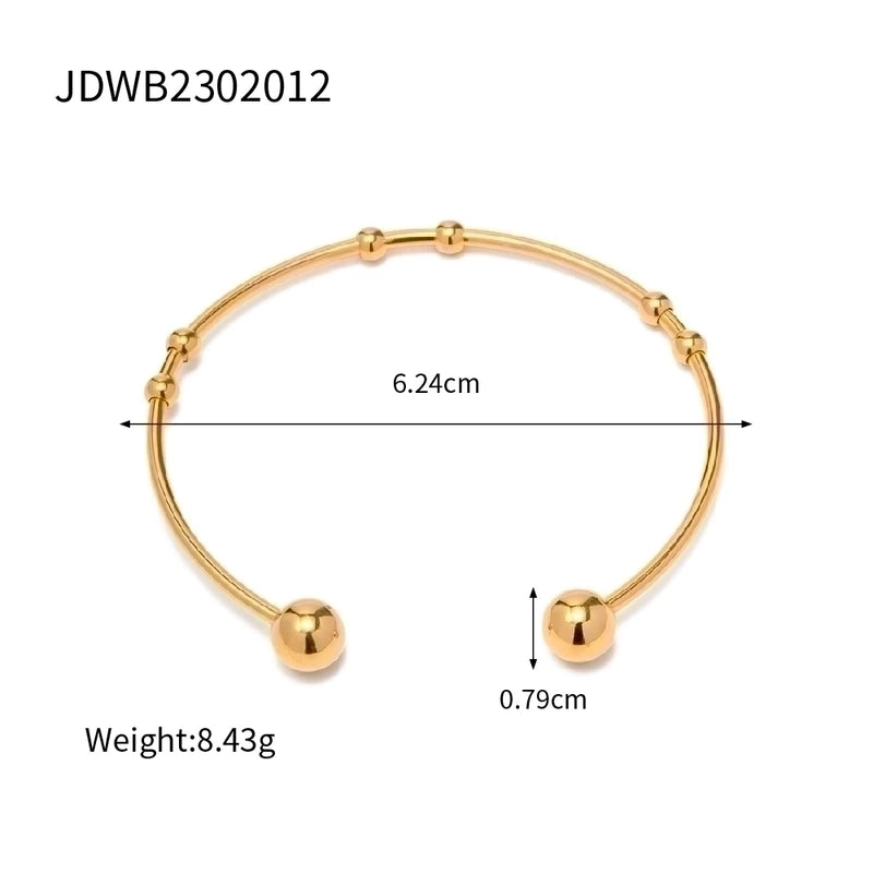Casual Classic Style Geometric 304 Stainless Steel Plating Rings Earrings Necklace