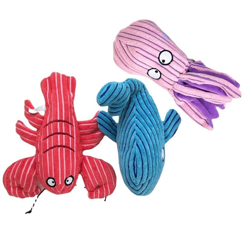Plush Squeak Dog Toys