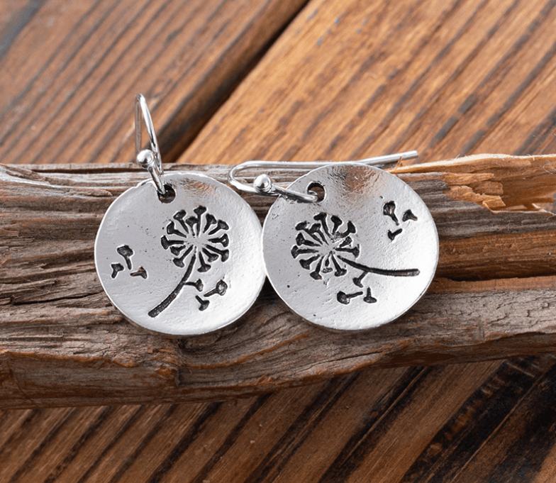 Nature-inspired Dandelion Earrings