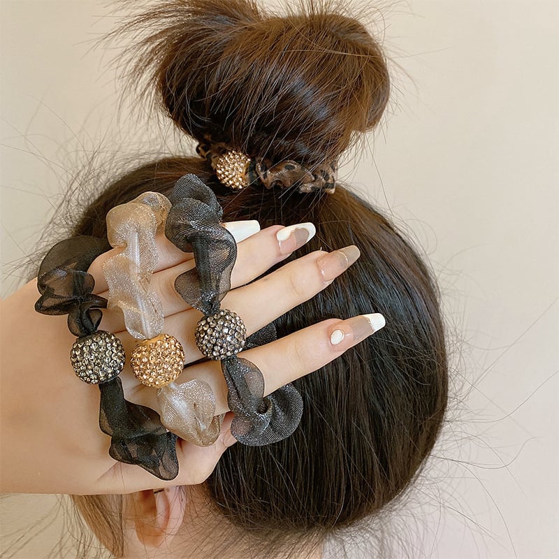 Elegant Rhinestone Mesh Hair Ties BUY 2 GET 1 FREE