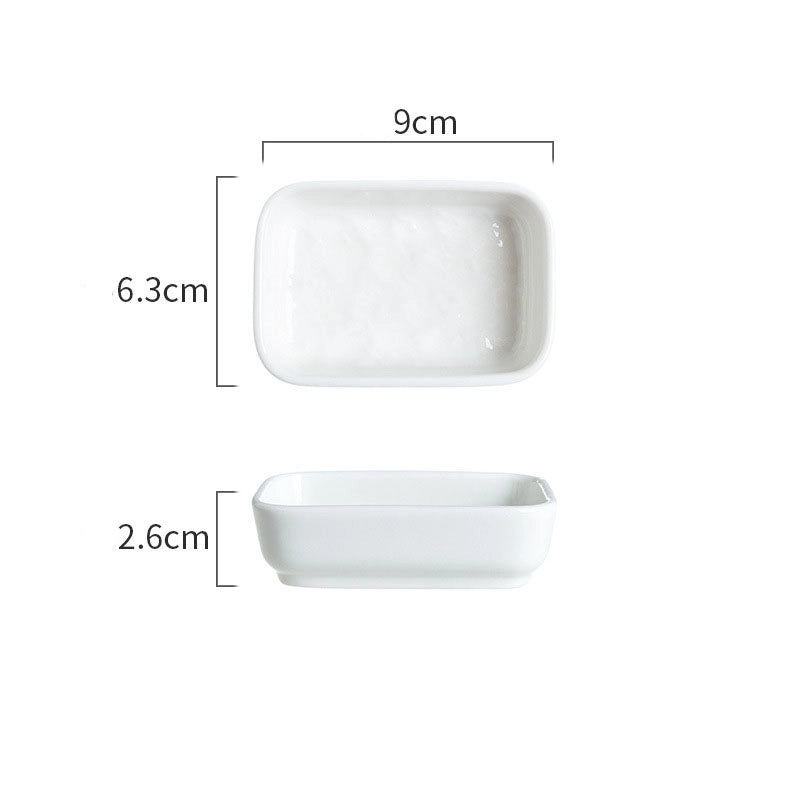 Ceramic Bowl Dish Tableware Household Plate Fish Plate Dish Soup Bowl Rice Bowl Simple Light Luxury Noodle Bowl
