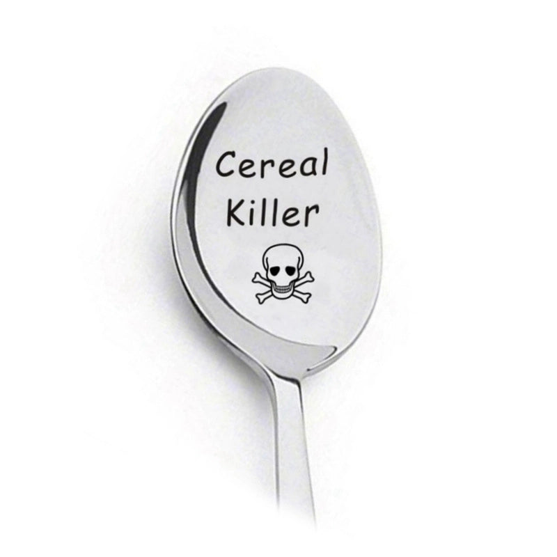 Fashion Letter Stainless Steel Spoon