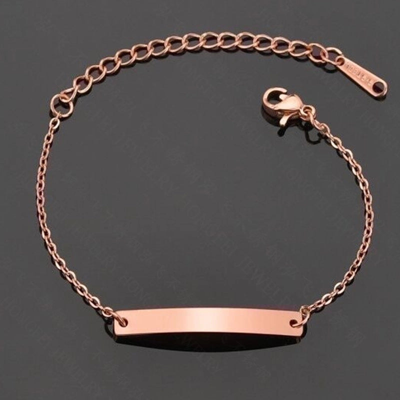 Fashion 304 Stainless Steel No Inlaid Stainless Steel Bracelets In Bulk